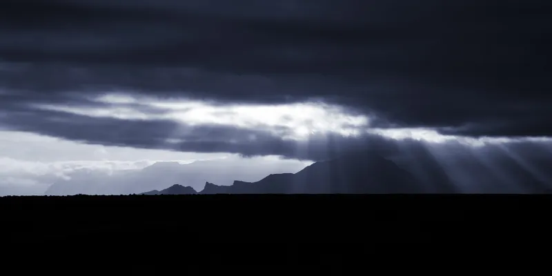East from Sólheimasandur, Iceland. 2018.